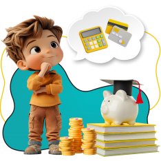 Финансовый интеллект вместе KIBERone - КИБЕРшкола программирования для детей, компьютерные курсы для школьников, начинающих и подростков - KIBERone г. Кострома