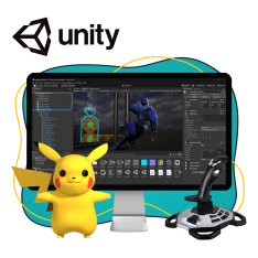 Мир игр на Unity 2D на популярном движке + AI-помощники - КИБЕРшкола программирования для детей, компьютерные курсы для школьников, начинающих и подростков - KIBERone г. Кострома
