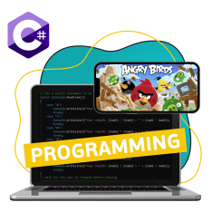 Программирование на C#. Удивительный мир 2D-игр - КИБЕРшкола программирования для детей, компьютерные курсы для школьников, начинающих и подростков - KIBERone г. Кострома